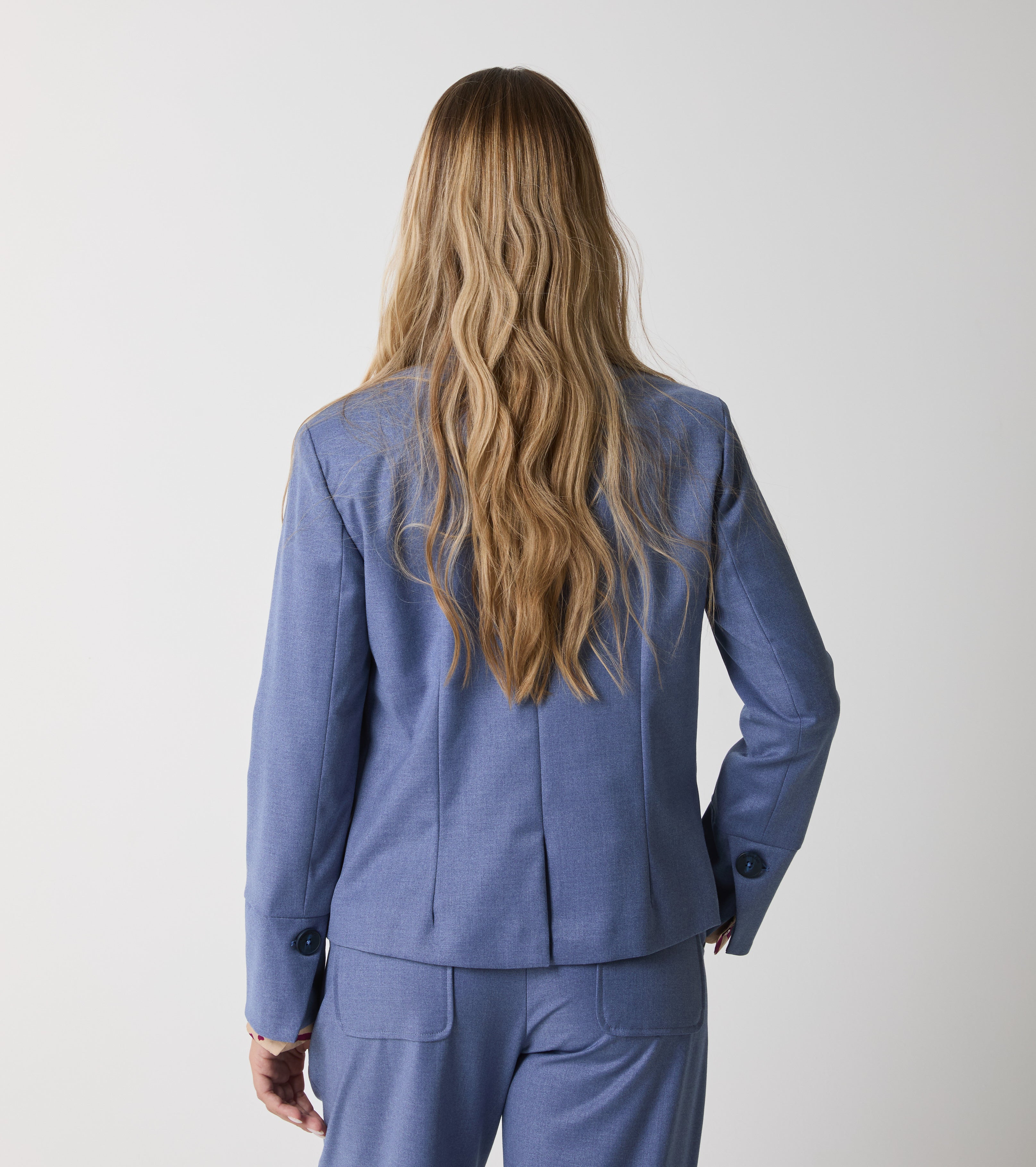 Jacket with mandarin collar