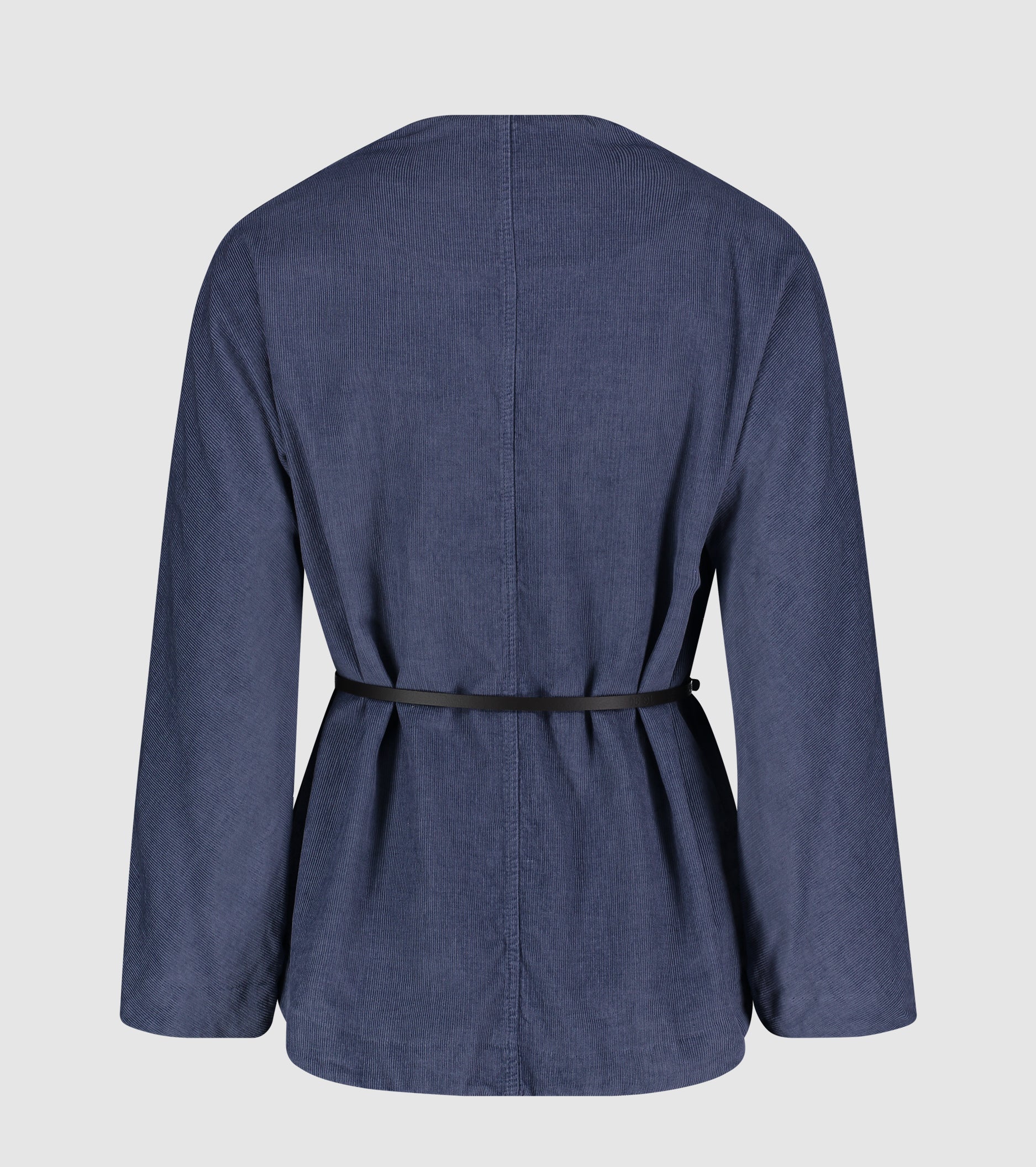 Velvet jacket with V-neck
