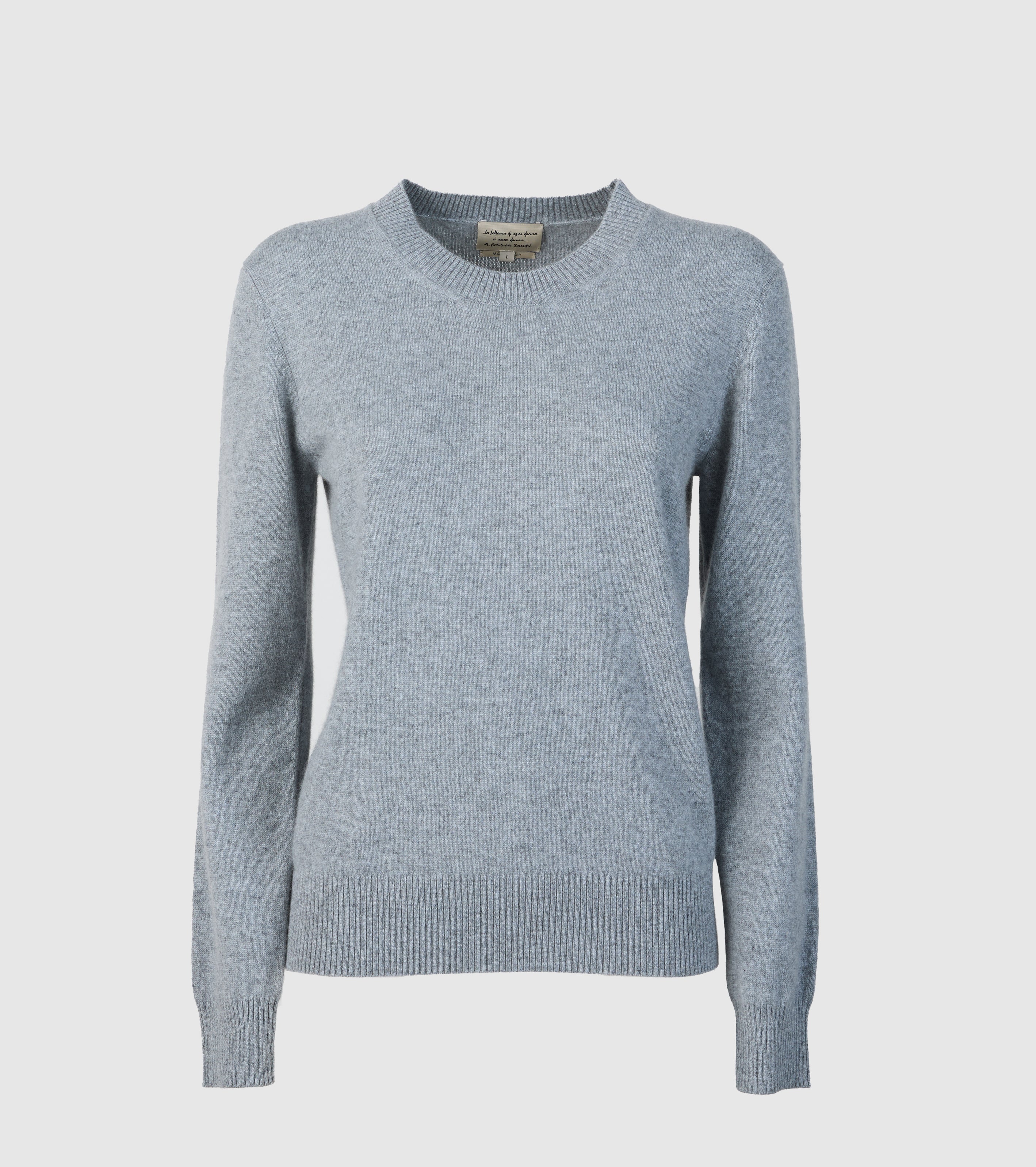 Maglia girocollo in cashmere