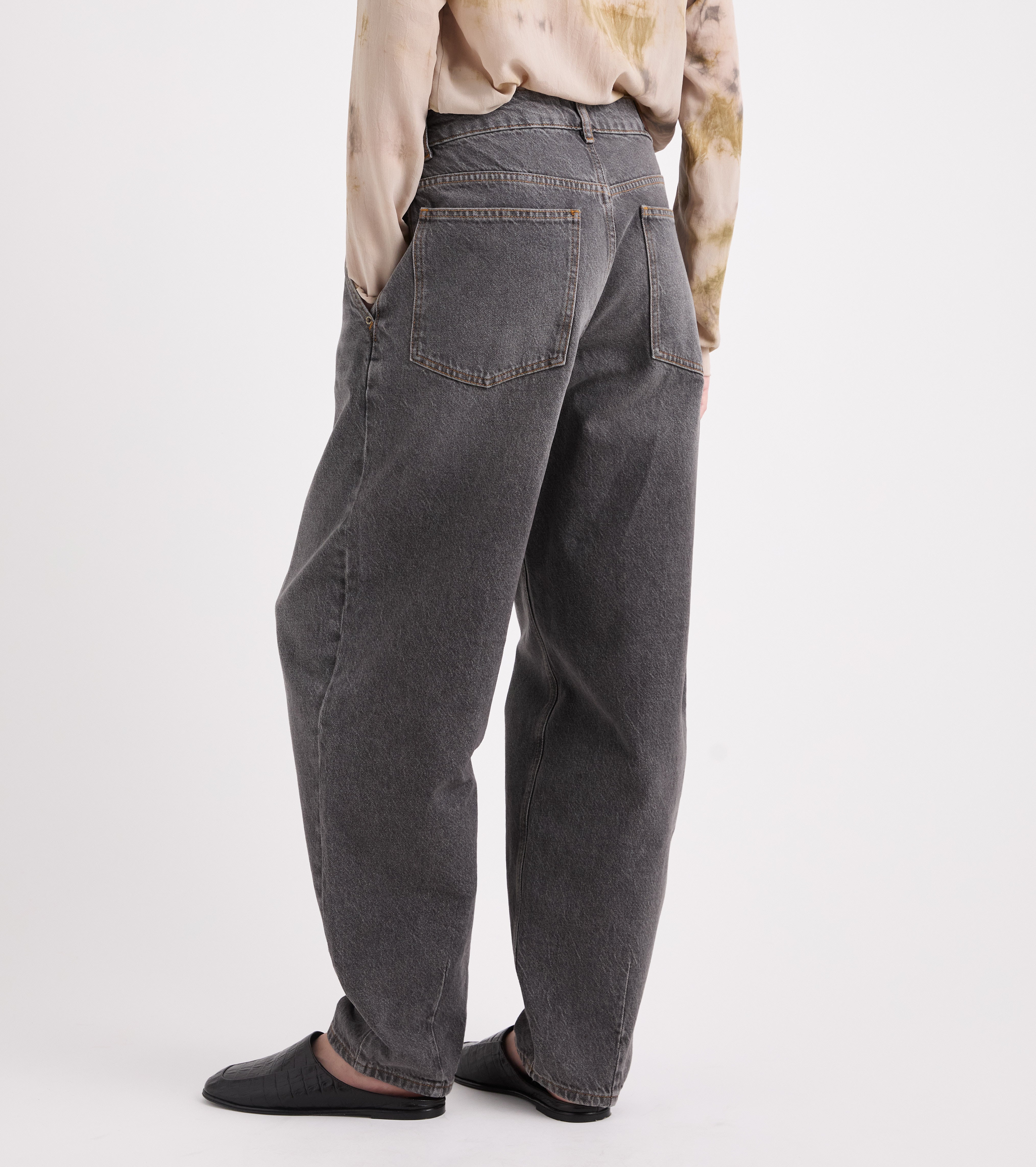 Jeans in cotone vintage washed