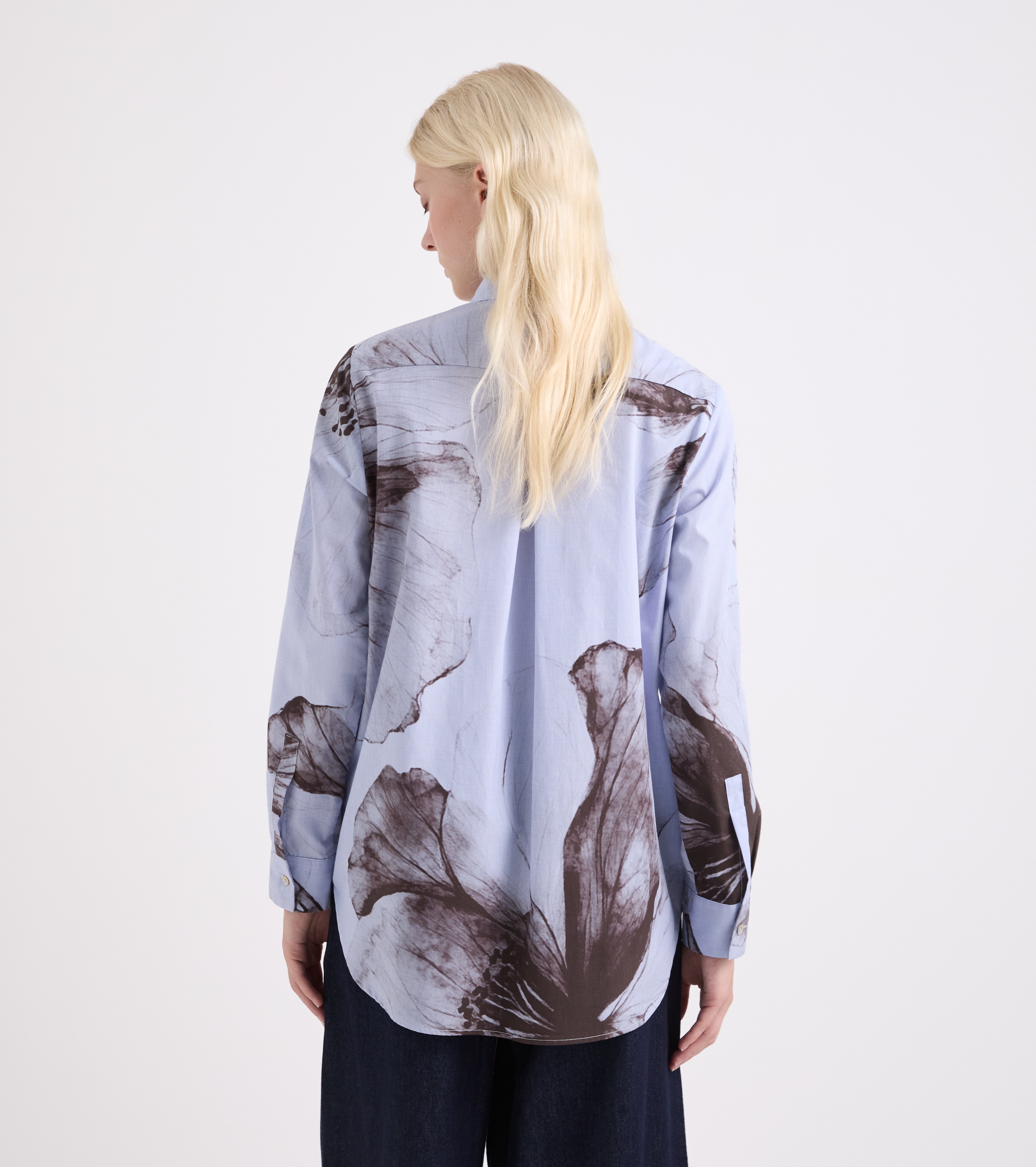 Camicia floreale con taschino