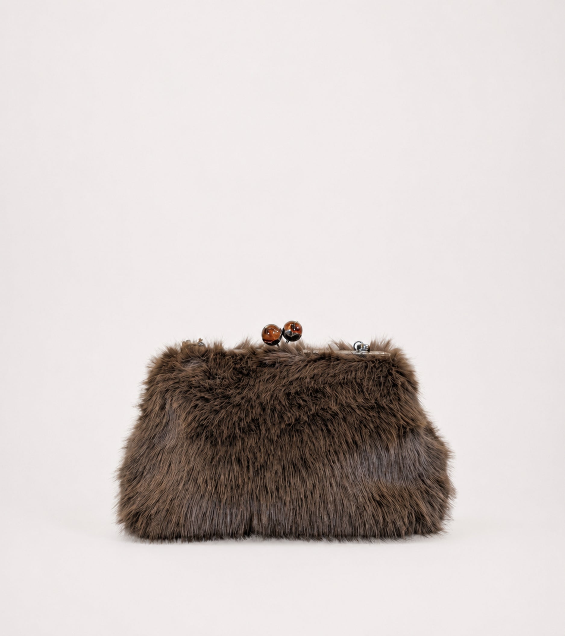 Borsa crossbody con charms corteccia