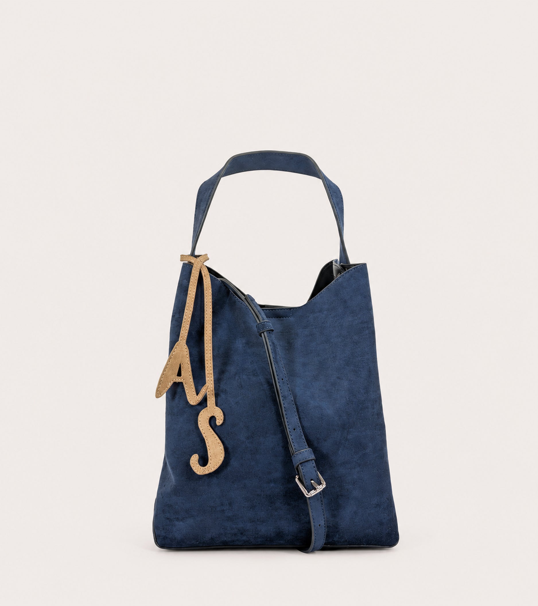 Bolso tipo cubo con colgante AS «Mezzanotte»