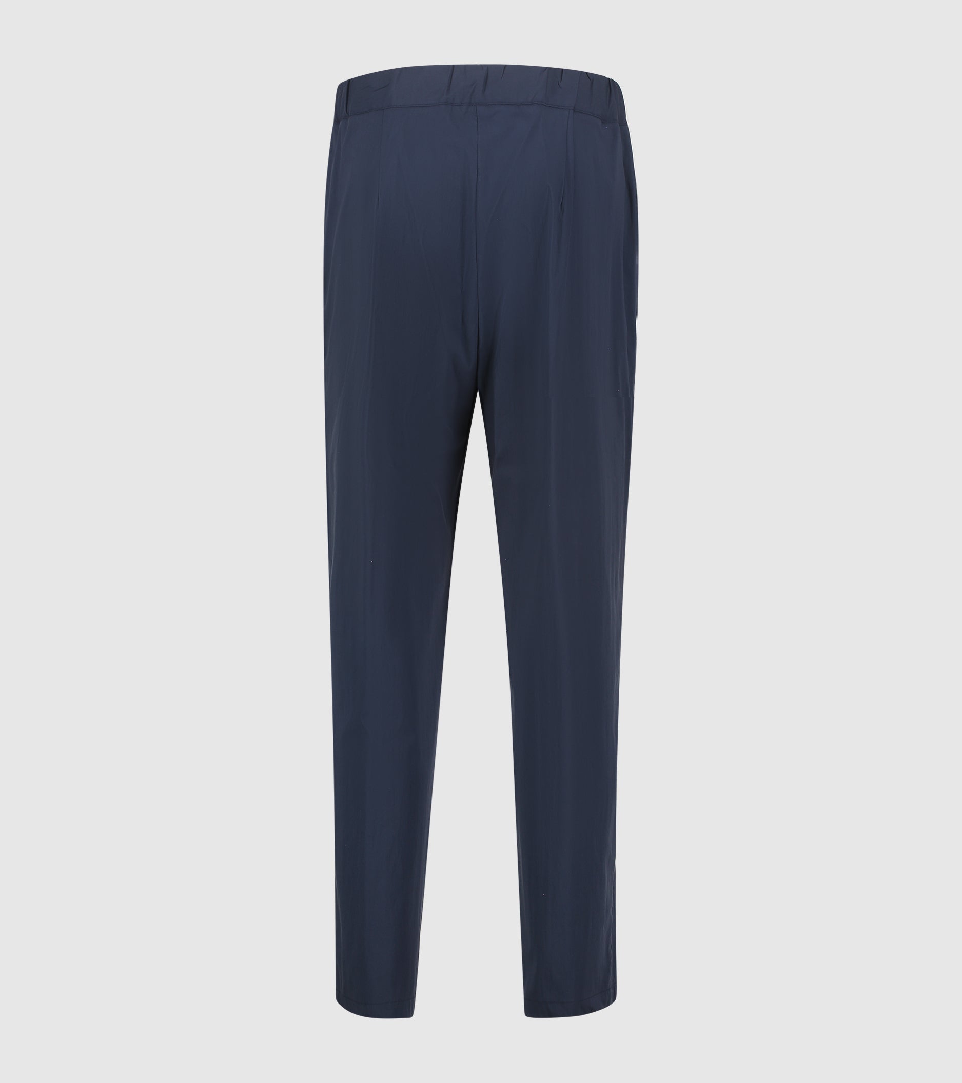 Pantaloni in cotone con elastico blu