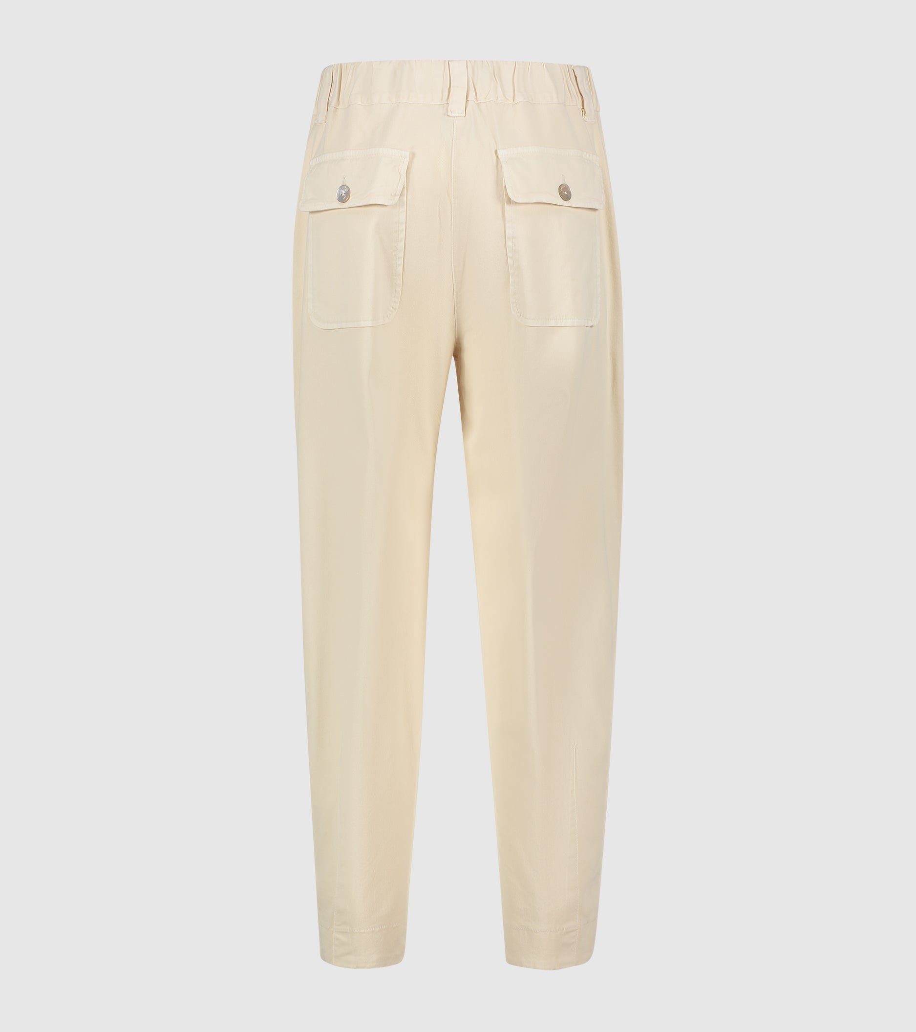 Butter cotton stretch cropped trousers